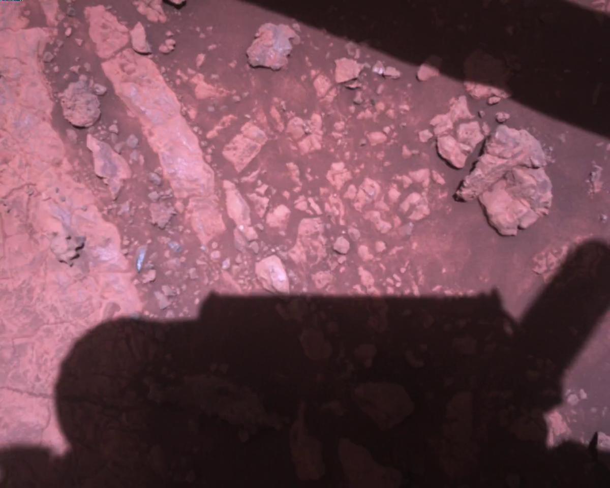 This image was taken by EDL_RDCAM onboard NASA's Mars rover Perseverance on Sol 1451