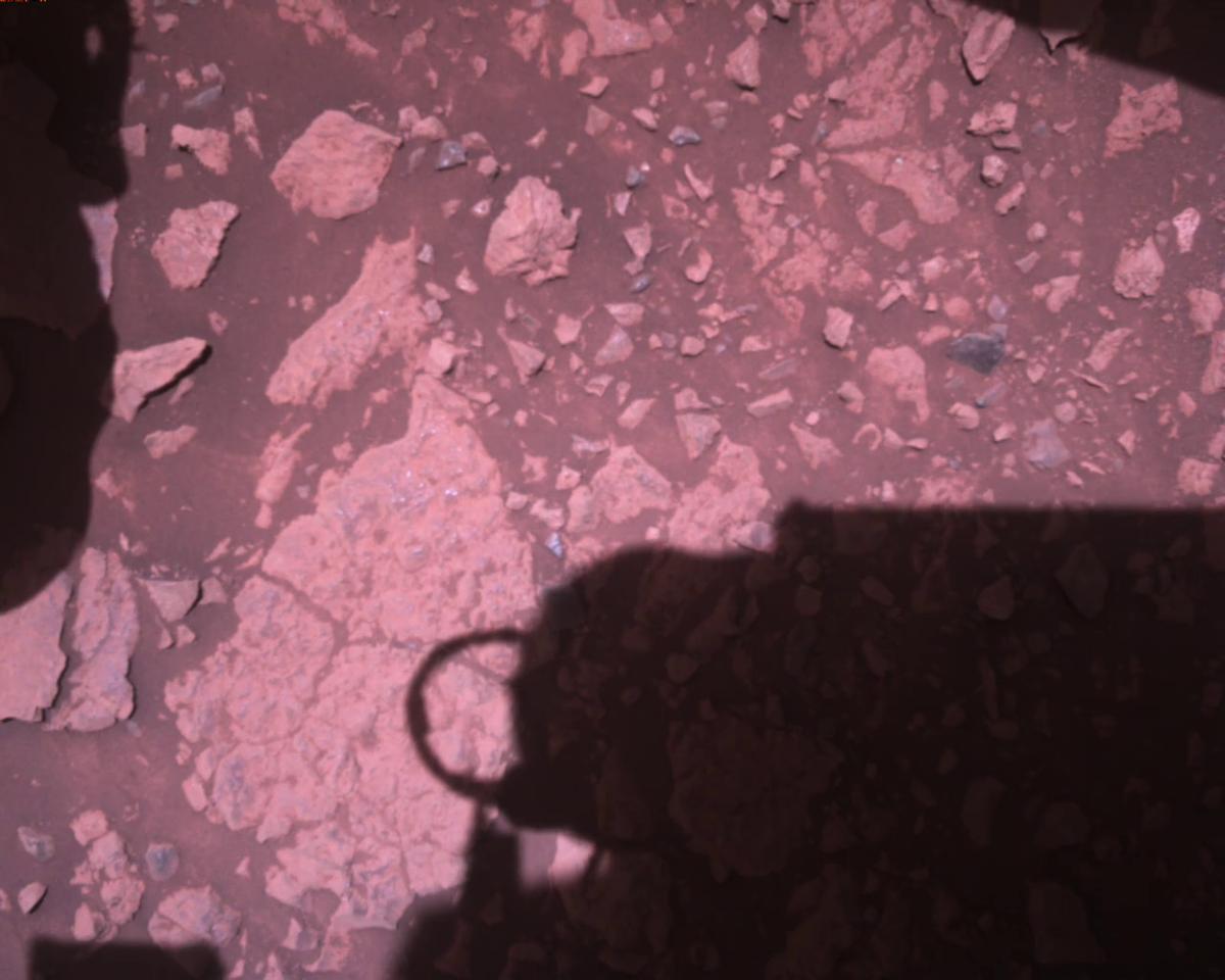This image was taken by EDL_RDCAM onboard NASA's Mars rover Perseverance on Sol 1451