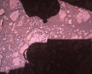 View image taken on Mars, Mars Perseverance Sol 1451: Rover Down-Look Camera