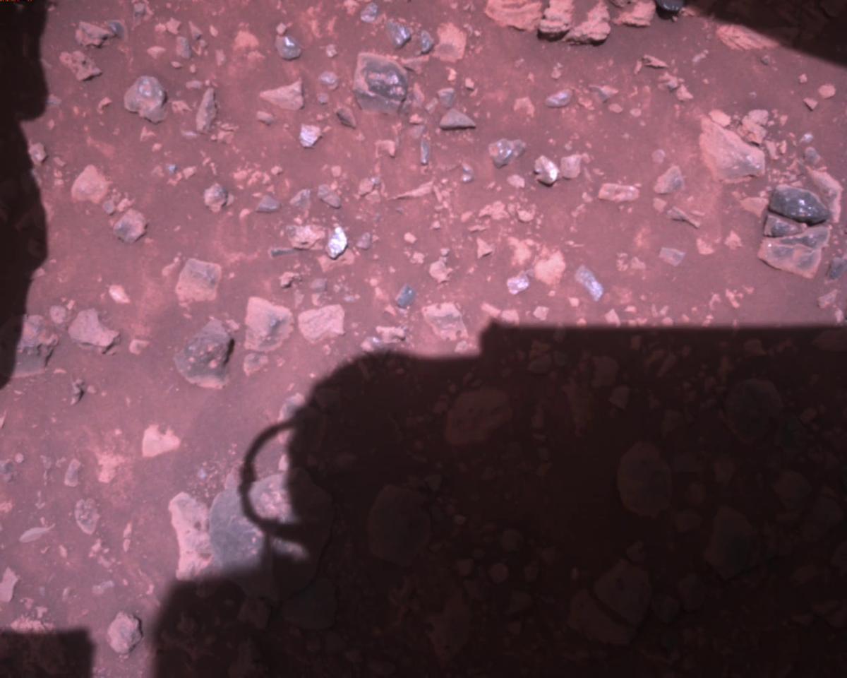 This image was taken by EDL_RDCAM onboard NASA's Mars rover Perseverance on Sol 1451
