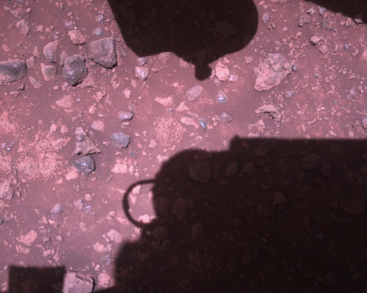 This image was taken by EDL_RDCAM onboard NASA's Mars rover Perseverance on Sol 1451