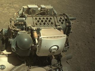 View image taken on Mars, Mars Perseverance Sol 1451: Left Navigation Camera (Navcam)