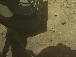 View image taken on Mars, Mars Perseverance Sol 1452: Front Left Hazard Avoidance Camera (Hazcam)