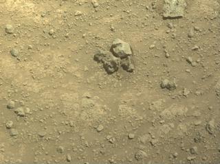 View image taken on Mars, Mars Perseverance Sol 1452: Front Left Hazard Avoidance Camera (Hazcam)