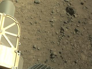 View image taken on Mars, Mars Perseverance Sol 1452: Left Navigation Camera (Navcam)