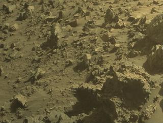 View image taken on Mars, Mars Perseverance Sol 1458: Front Right Hazard Avoidance Camera (Hazcam)