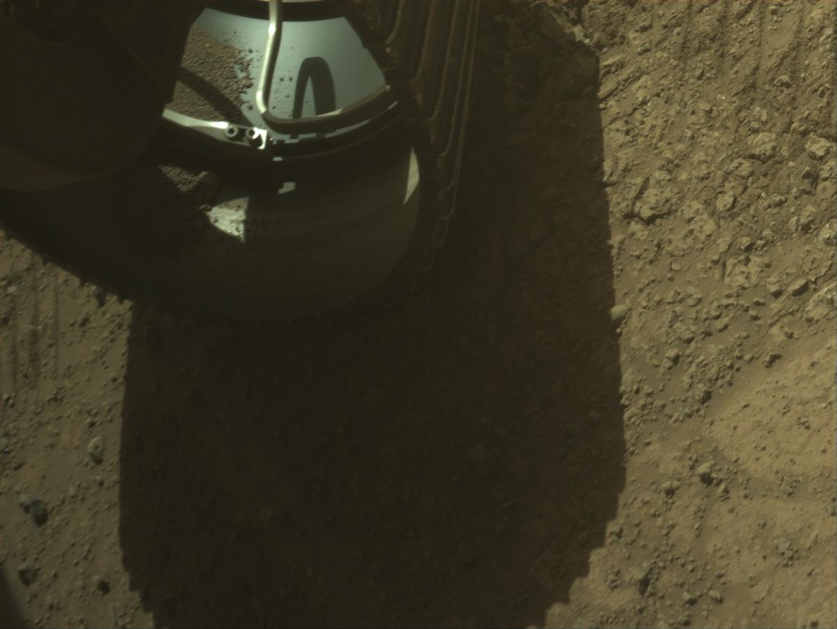 This image was taken by FRONT_HAZCAM_LEFT_A onboard NASA's Mars rover Perseverance on Sol 1461