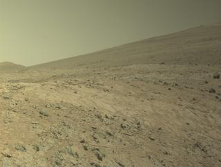 View image taken on Mars, Mars Perseverance Sol 1463: Front Left Hazard Avoidance Camera (Hazcam)