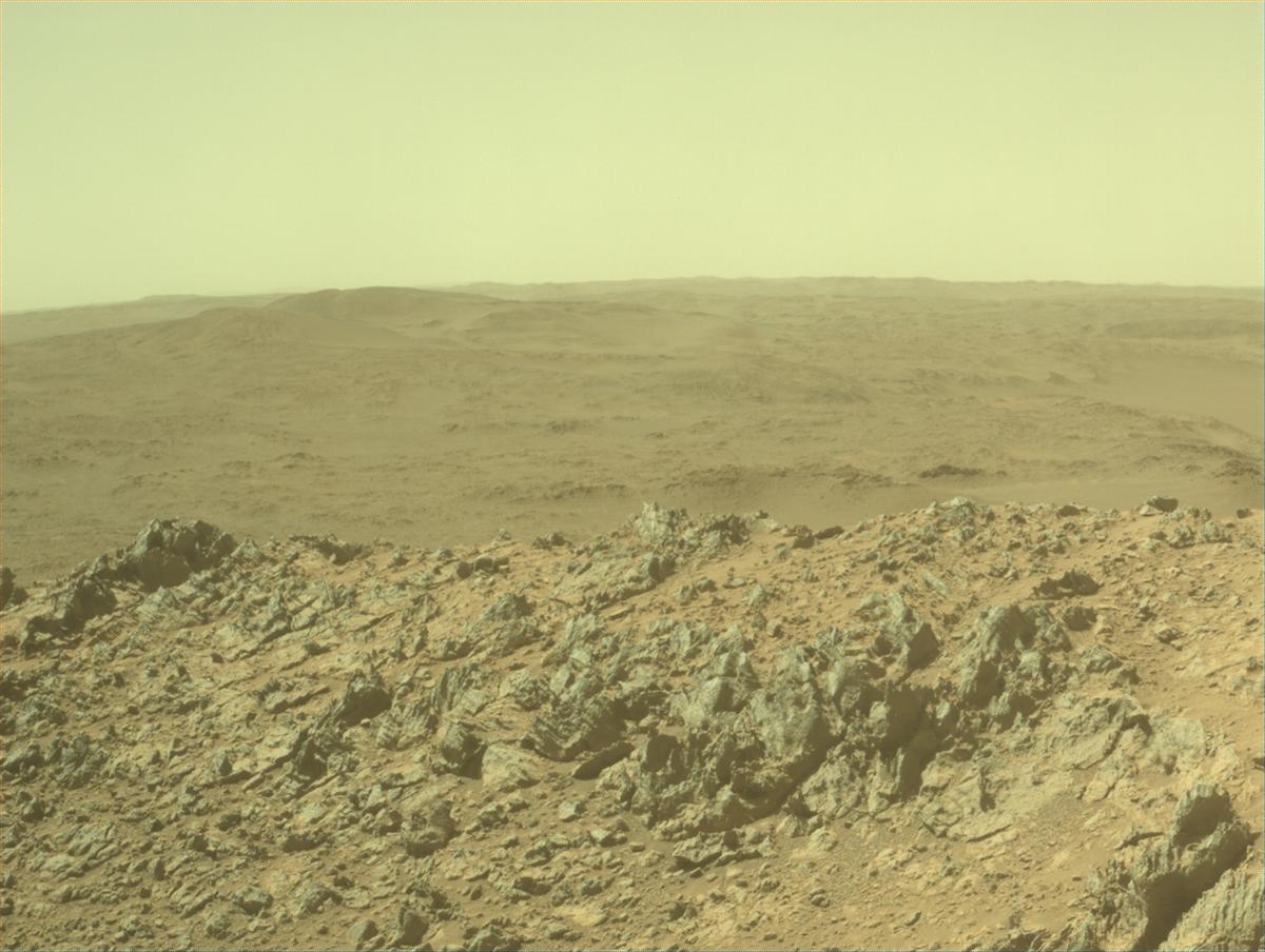 This image was taken by FRONT_HAZCAM_LEFT_A onboard NASA's Mars rover Perseverance on Sol 1465