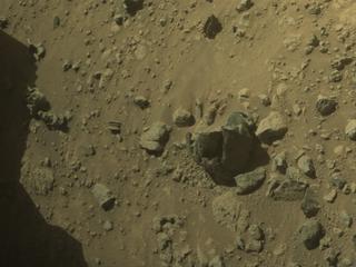 View image taken on Mars, Mars Perseverance Sol 1465: Front Right Hazard Avoidance Camera (Hazcam)