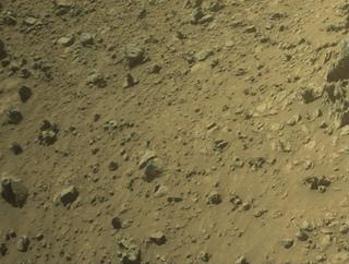 View image taken on Mars, Mars Perseverance Sol 1465: Front Right Hazard Avoidance Camera (Hazcam)