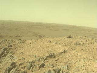 View image taken on Mars, Mars Perseverance Sol 1465: Front Right Hazard Avoidance Camera (Hazcam)