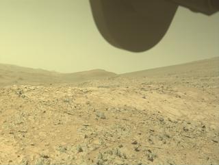 View image taken on Mars, Mars Perseverance Sol 1465: Front Right Hazard Avoidance Camera (Hazcam)