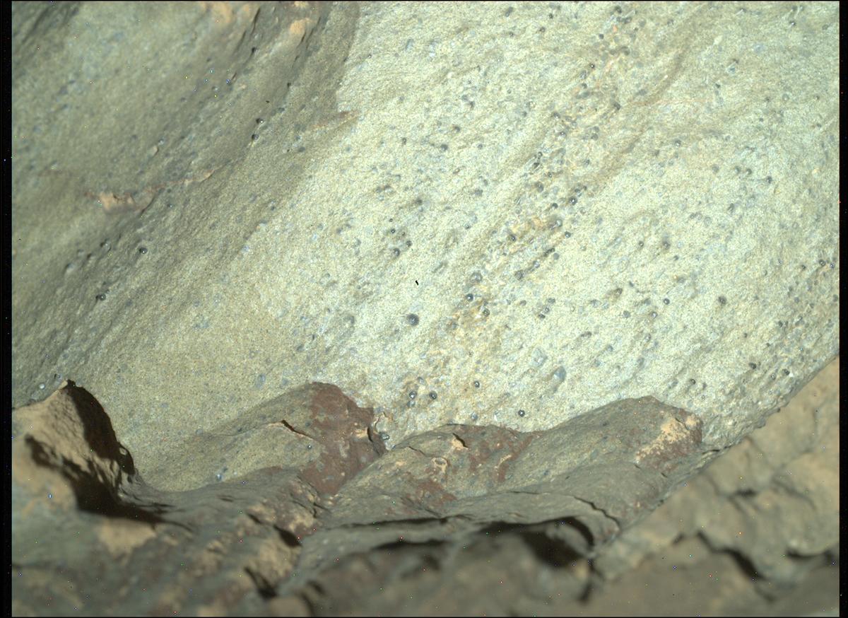 This image was taken by SHERLOC_WATSON onboard NASA's Mars rover Perseverance on Sol 1465