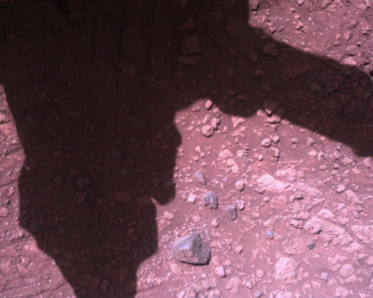 This image was taken by EDL_RDCAM onboard NASA's Mars rover Perseverance on Sol 1468