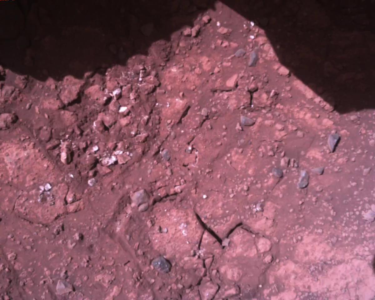 This image was taken by EDL_RDCAM onboard NASA's Mars rover Perseverance on Sol 1468