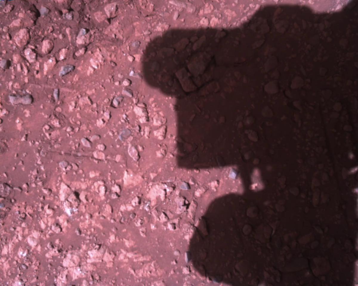 This image was taken by EDL_RDCAM onboard NASA's Mars rover Perseverance on Sol 1468