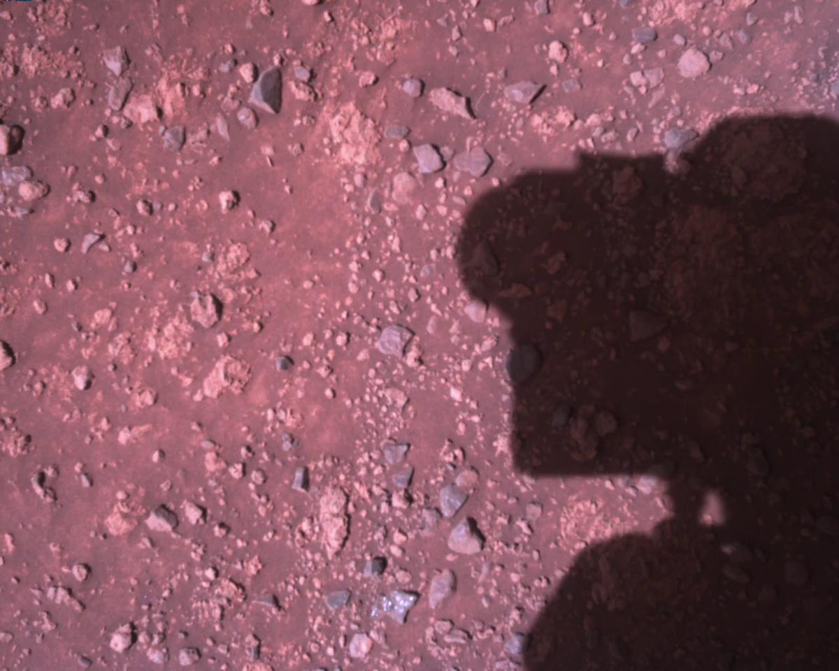 This image was taken by EDL_RDCAM onboard NASA's Mars rover Perseverance on Sol 1468