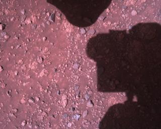 View image taken on Mars, Mars Perseverance Sol 1468: Rover Down-Look Camera