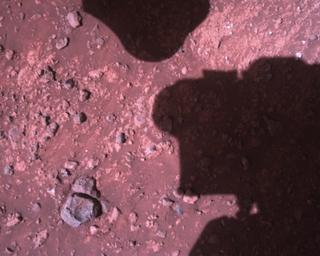 View image taken on Mars, Mars Perseverance Sol 1468: Rover Down-Look Camera