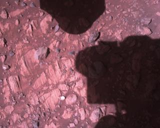 View image taken on Mars, Mars Perseverance Sol 1468: Rover Down-Look Camera