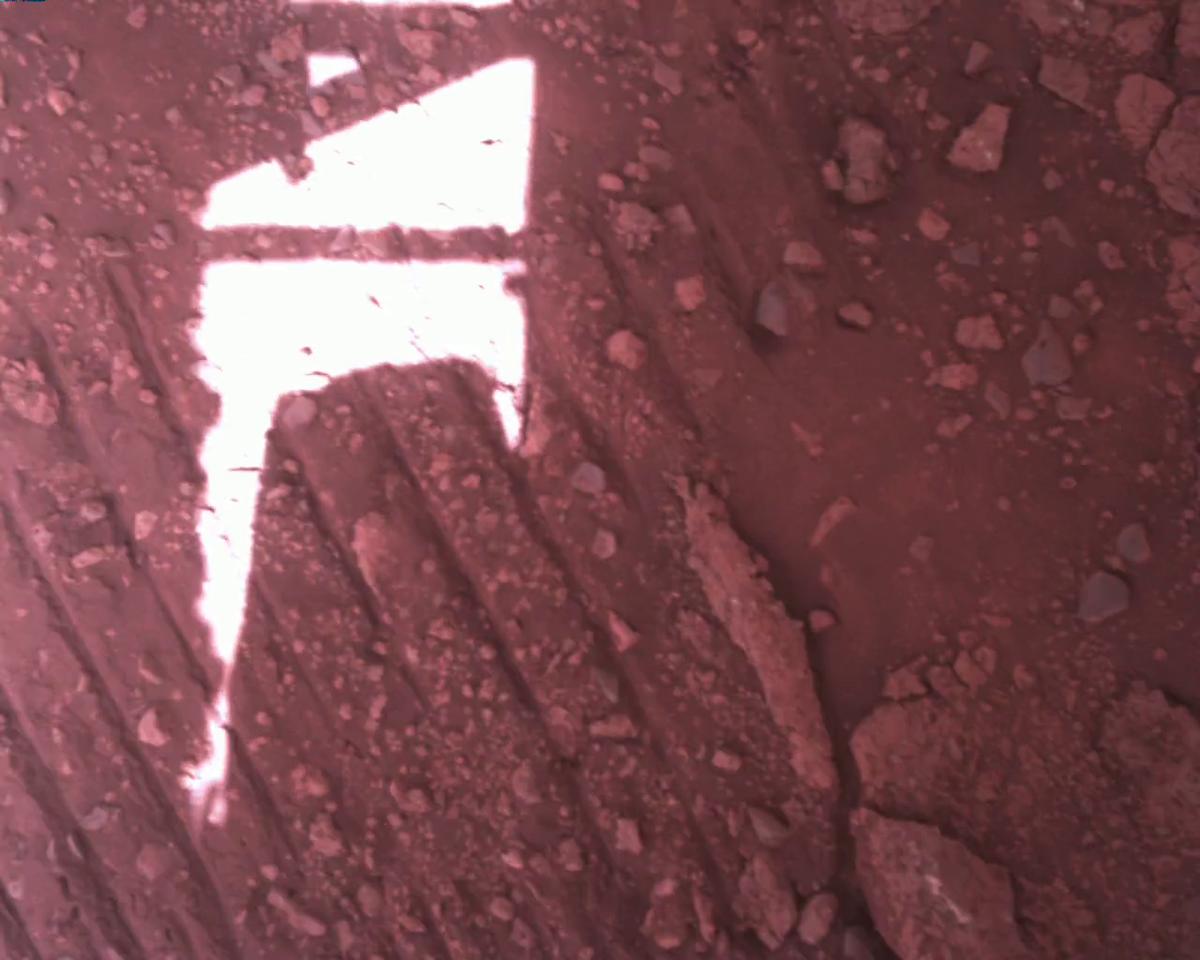 This image was taken by EDL_RDCAM onboard NASA's Mars rover Perseverance on Sol 1468