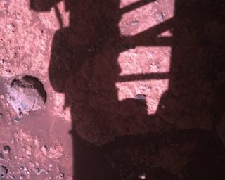 View image taken on Mars, Mars Perseverance Sol 1468: Rover Down-Look Camera