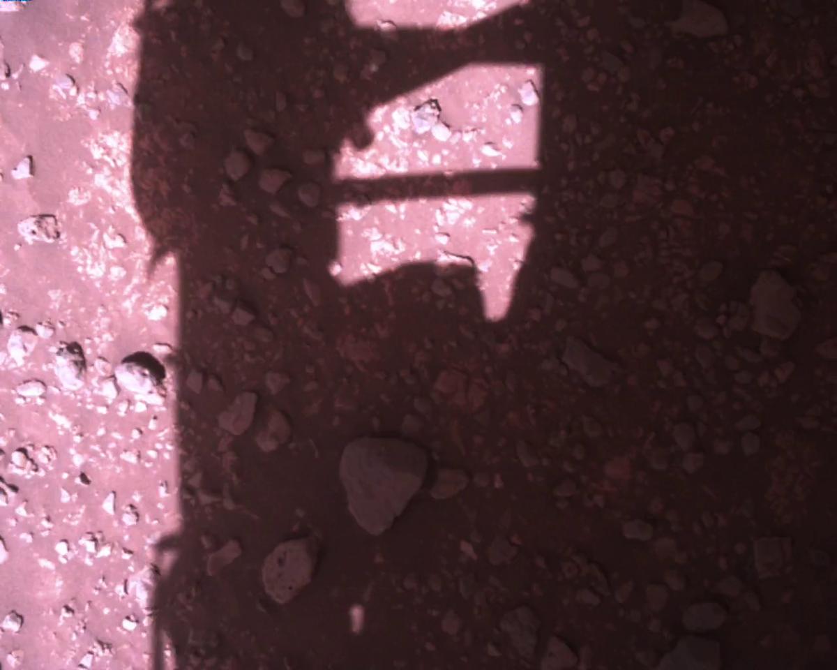 This image was taken by EDL_RDCAM onboard NASA's Mars rover Perseverance on Sol 1468