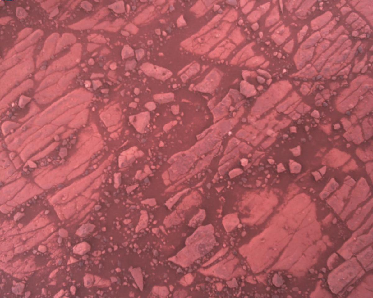 This image was taken by EDL_RDCAM onboard NASA's Mars rover Perseverance on Sol 1472