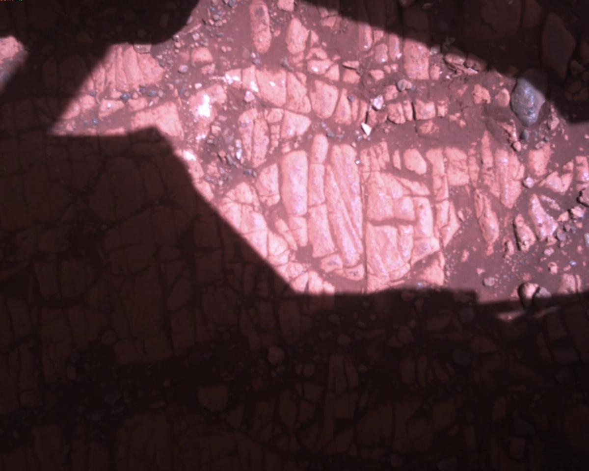 This image was taken by EDL_RDCAM onboard NASA's Mars rover Perseverance on Sol 1472