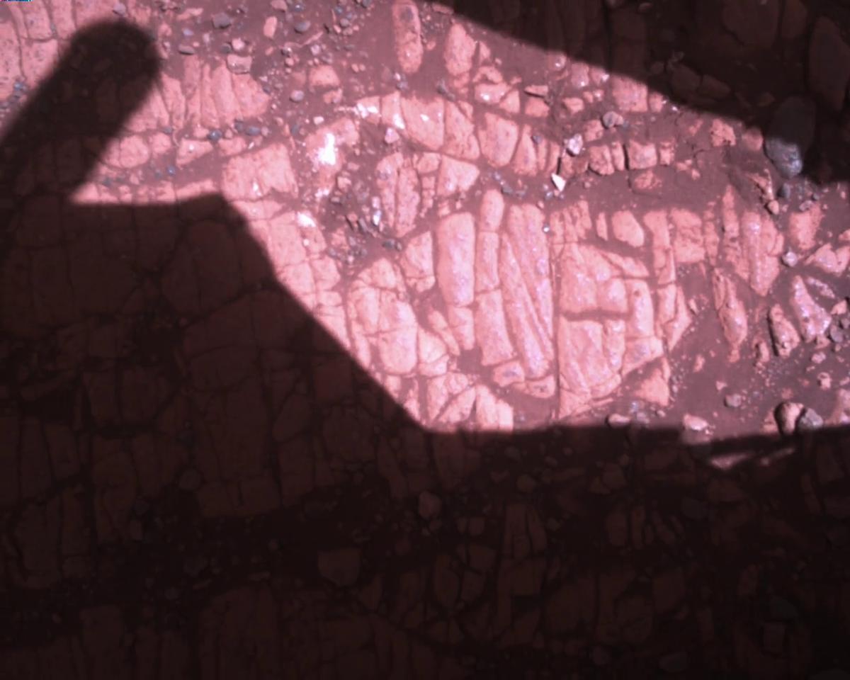 This image was taken by EDL_RDCAM onboard NASA's Mars rover Perseverance on Sol 1472