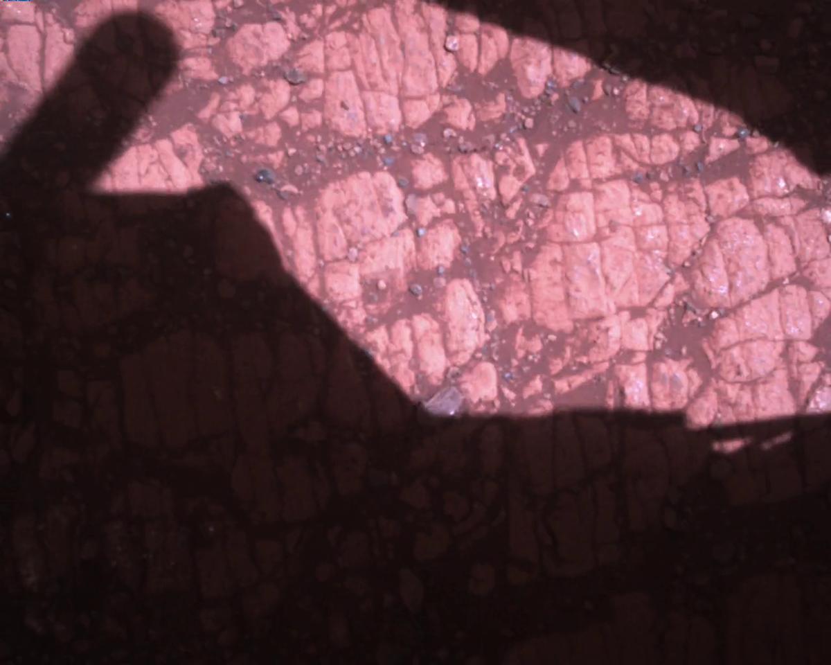 This image was taken by EDL_RDCAM onboard NASA's Mars rover Perseverance on Sol 1472