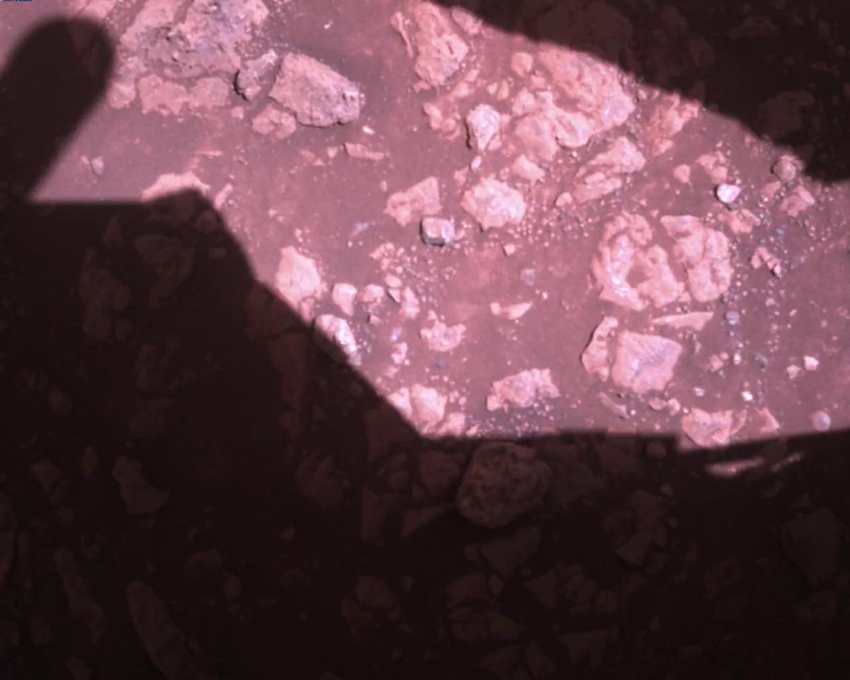 This image was taken by EDL_RDCAM onboard NASA's Mars rover Perseverance on Sol 1472