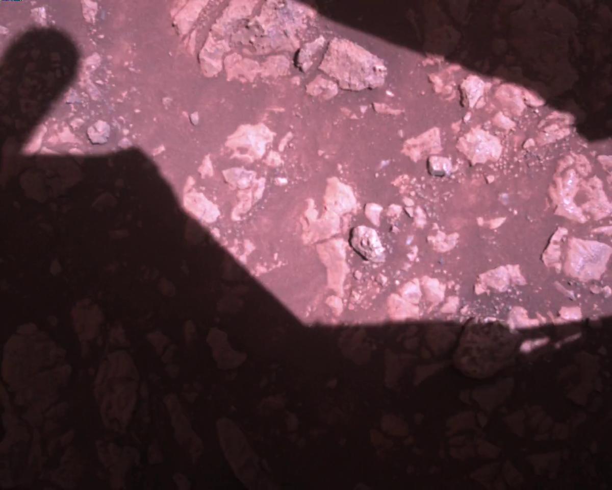 This image was taken by EDL_RDCAM onboard NASA's Mars rover Perseverance on Sol 1472