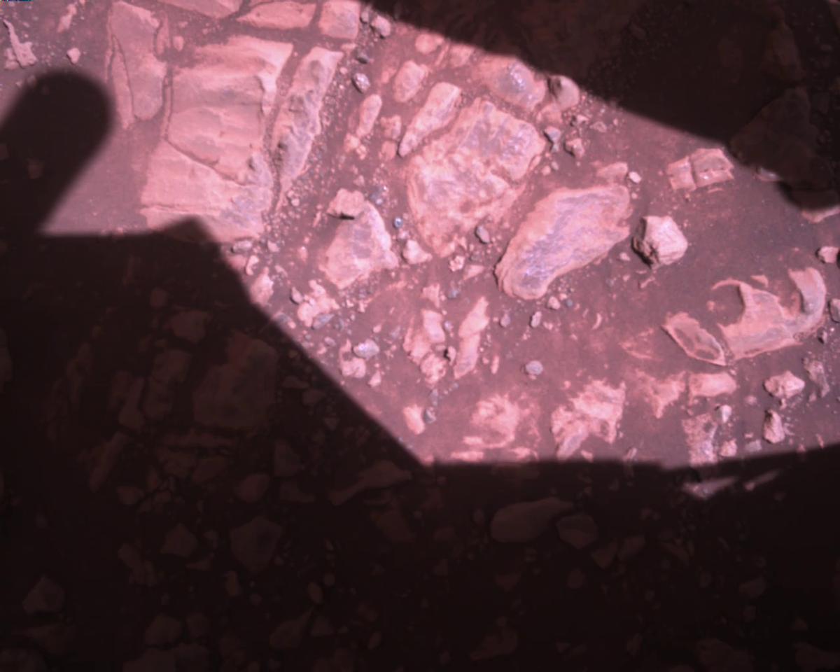 This image was taken by EDL_RDCAM onboard NASA's Mars rover Perseverance on Sol 1472