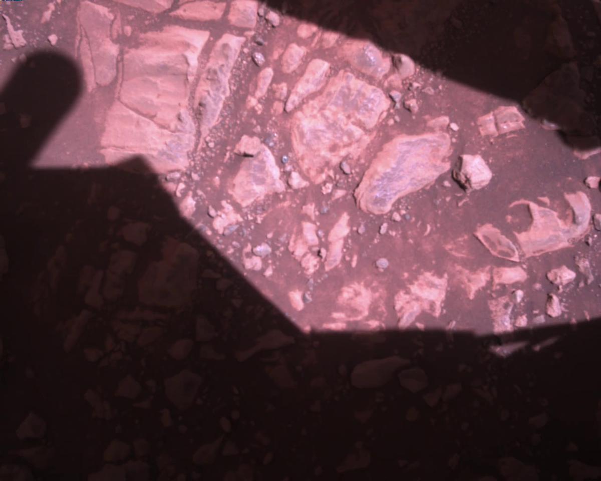 This image was taken by EDL_RDCAM onboard NASA's Mars rover Perseverance on Sol 1472