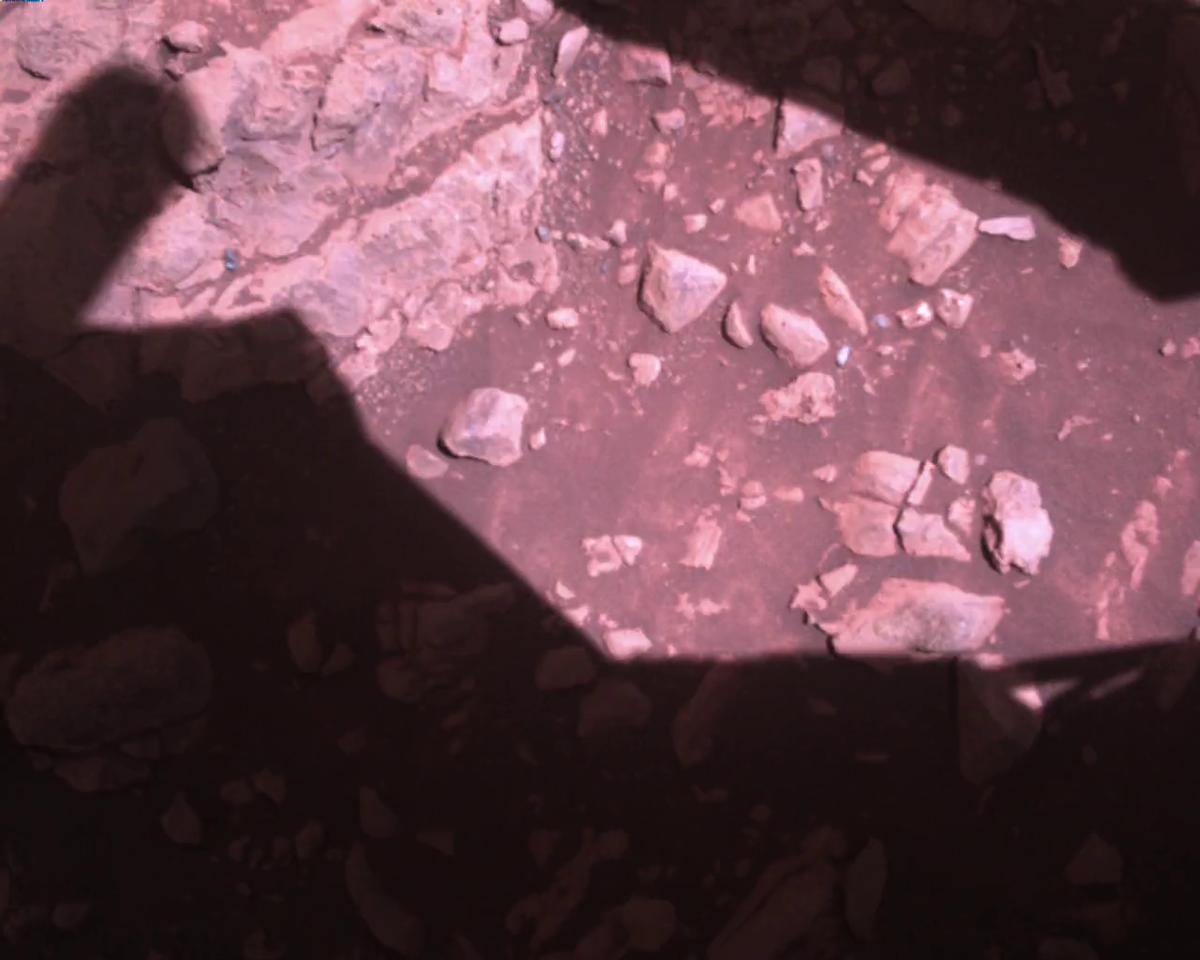 This image was taken by EDL_RDCAM onboard NASA's Mars rover Perseverance on Sol 1472