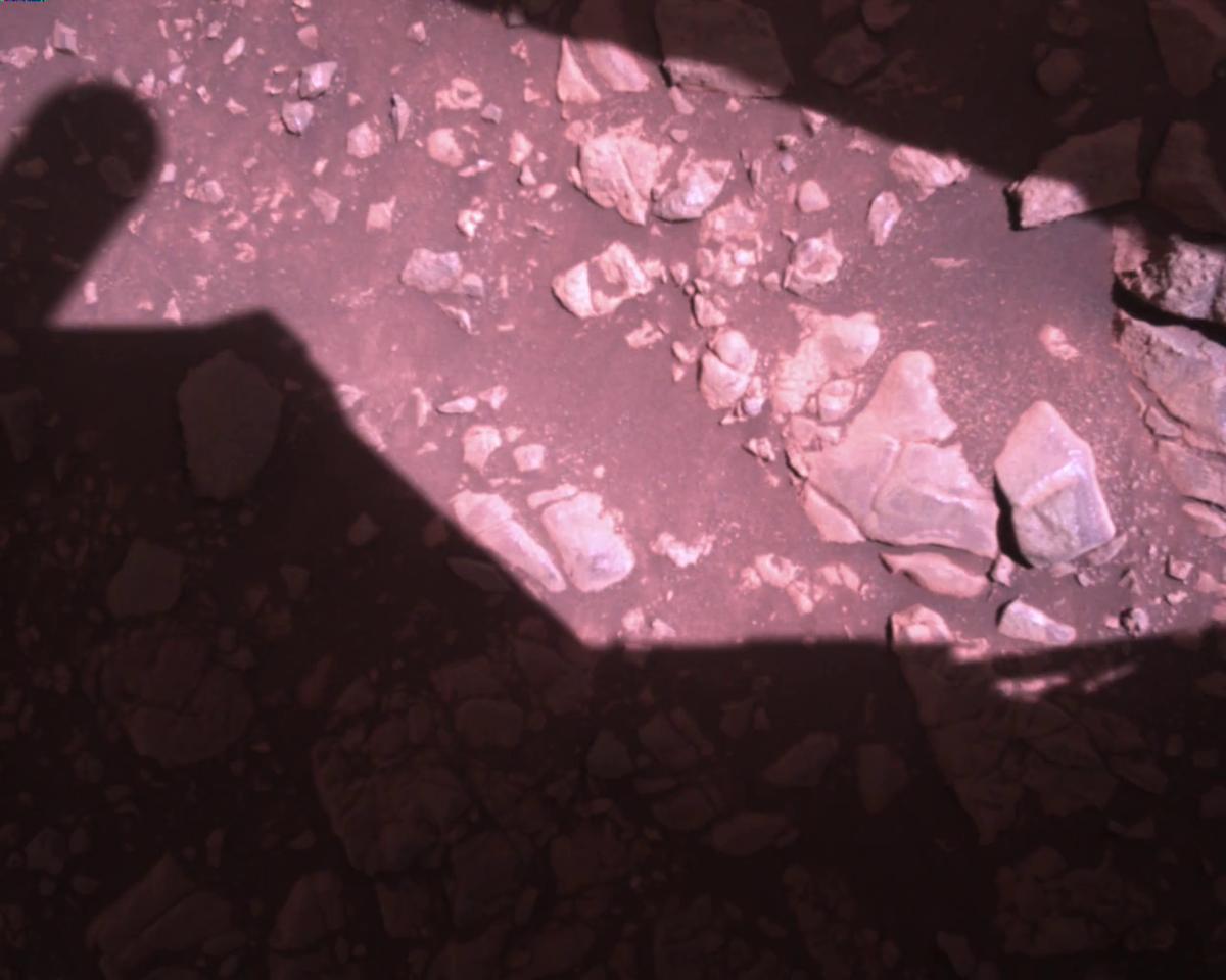 This image was taken by EDL_RDCAM onboard NASA's Mars rover Perseverance on Sol 1472