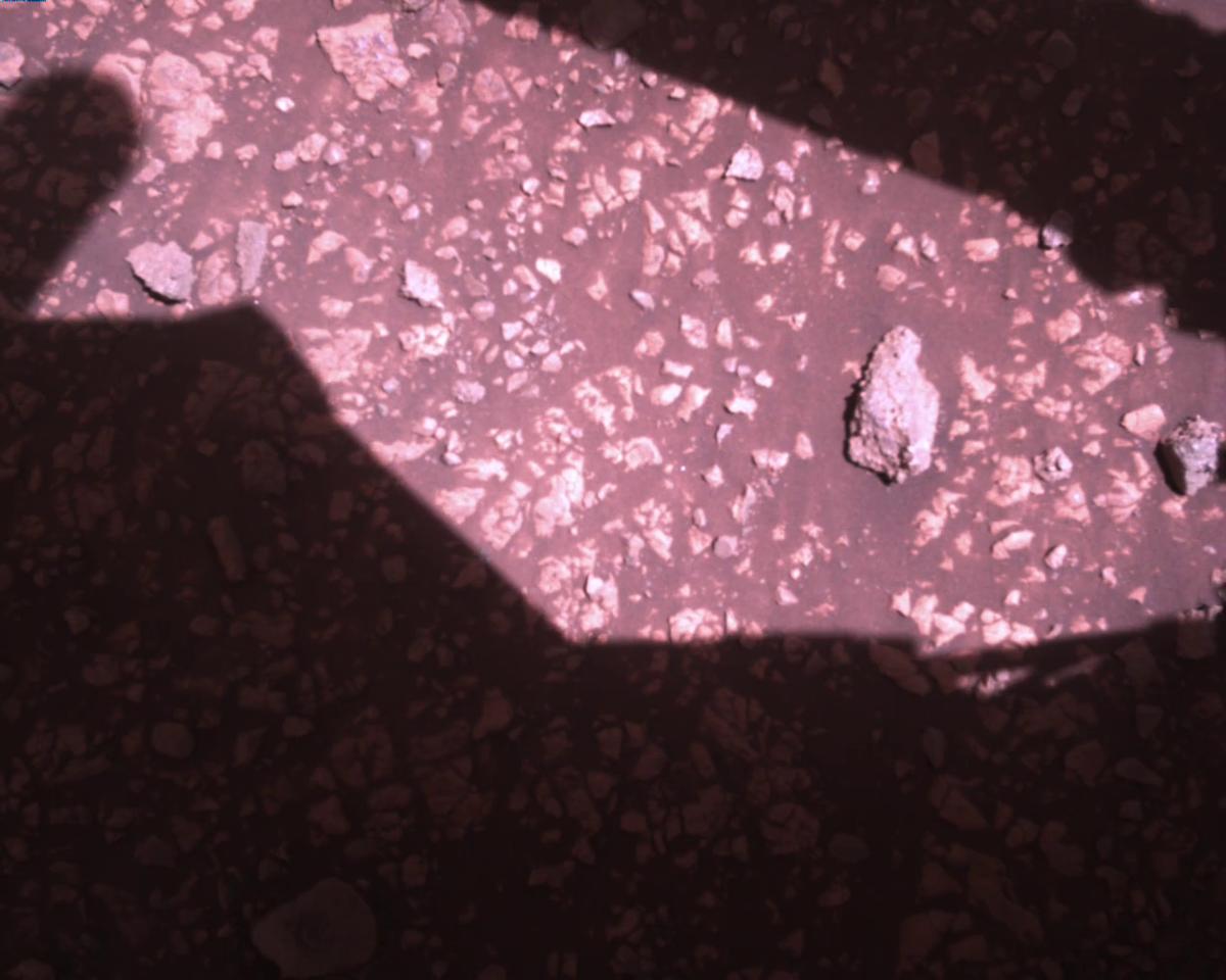 This image was taken by EDL_RDCAM onboard NASA's Mars rover Perseverance on Sol 1472