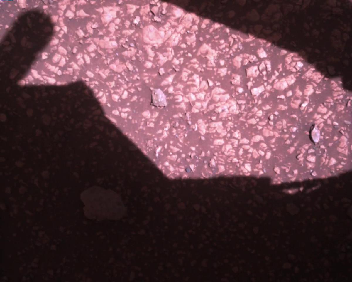 This image was taken by EDL_RDCAM onboard NASA's Mars rover Perseverance on Sol 1472