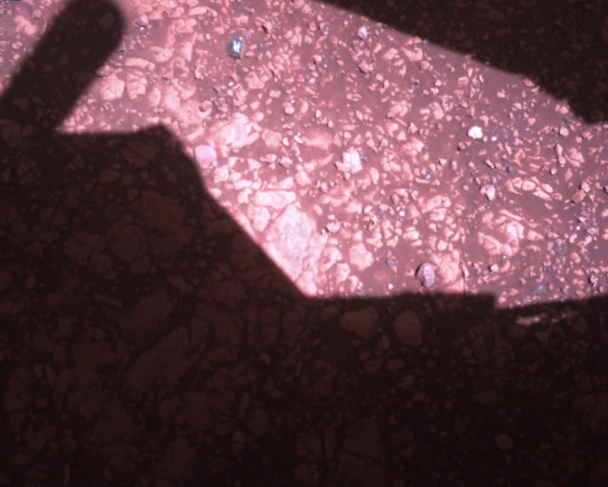 This image was taken by EDL_RDCAM onboard NASA's Mars rover Perseverance on Sol 1472