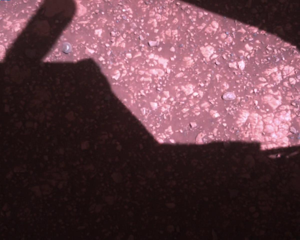 This image was taken by EDL_RDCAM onboard NASA's Mars rover Perseverance on Sol 1472