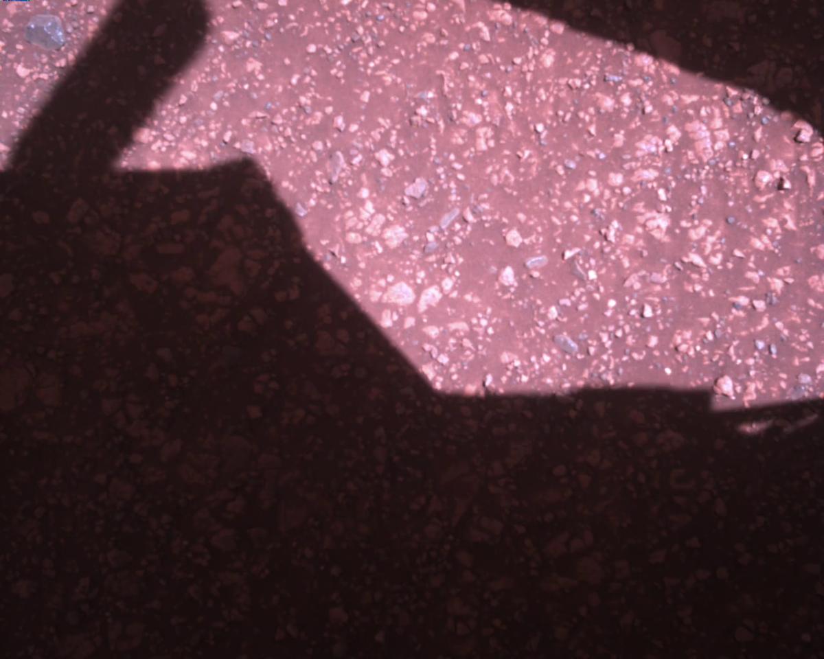 This image was taken by EDL_RDCAM onboard NASA's Mars rover Perseverance on Sol 1472