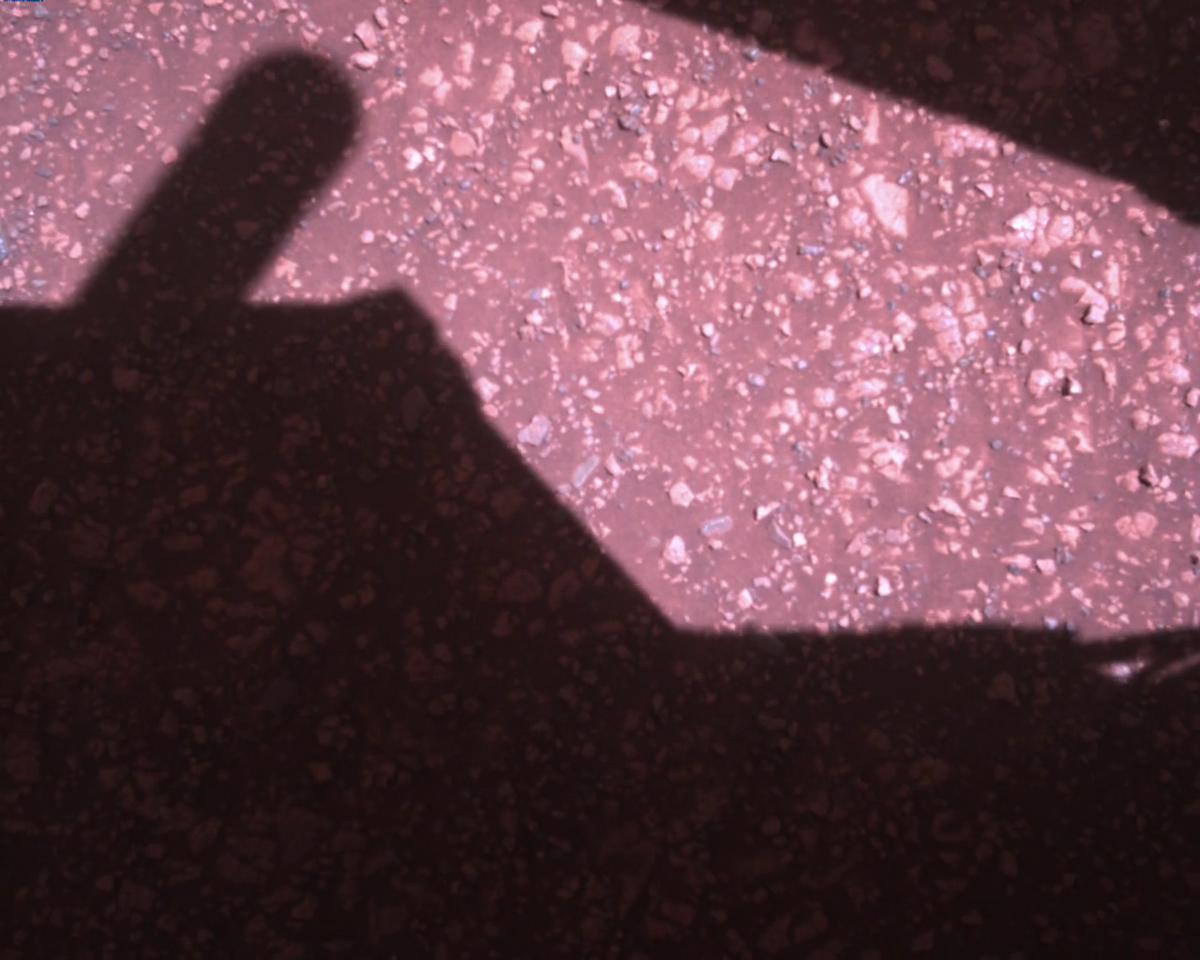 This image was taken by EDL_RDCAM onboard NASA's Mars rover Perseverance on Sol 1472