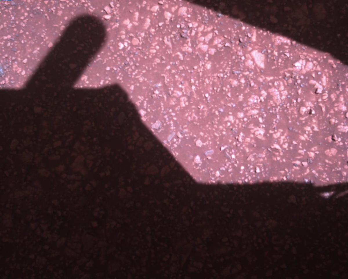 This image was taken by EDL_RDCAM onboard NASA's Mars rover Perseverance on Sol 1472