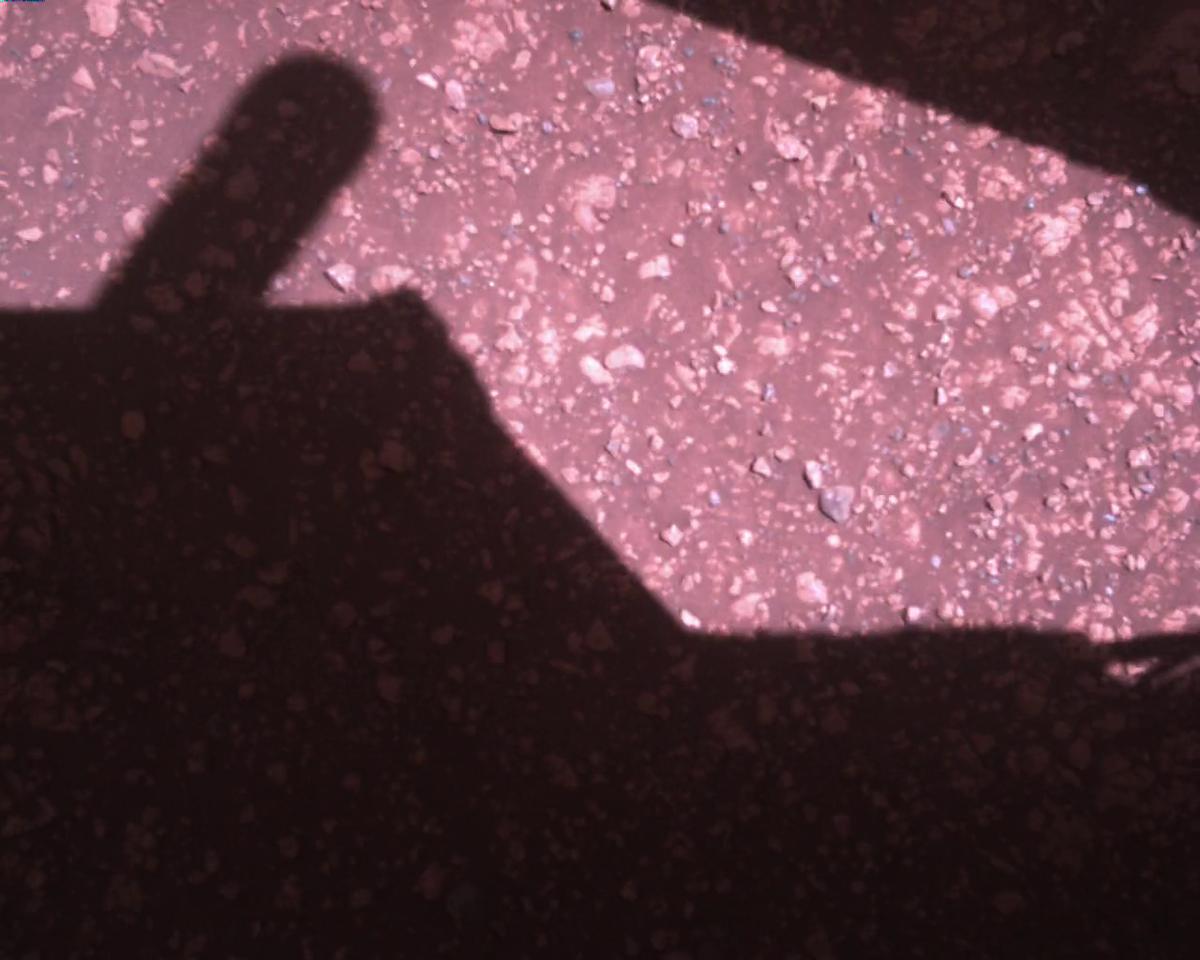 This image was taken by EDL_RDCAM onboard NASA's Mars rover Perseverance on Sol 1472