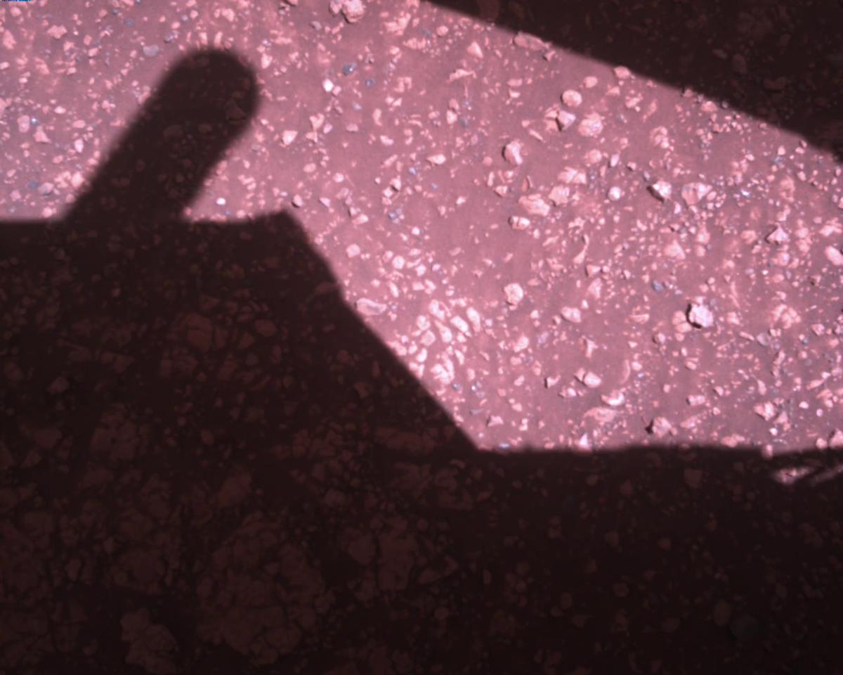 This image was taken by EDL_RDCAM onboard NASA's Mars rover Perseverance on Sol 1472