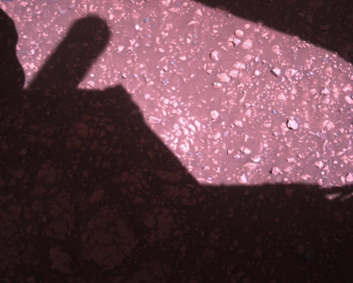 This image was taken by EDL_RDCAM onboard NASA's Mars rover Perseverance on Sol 1472