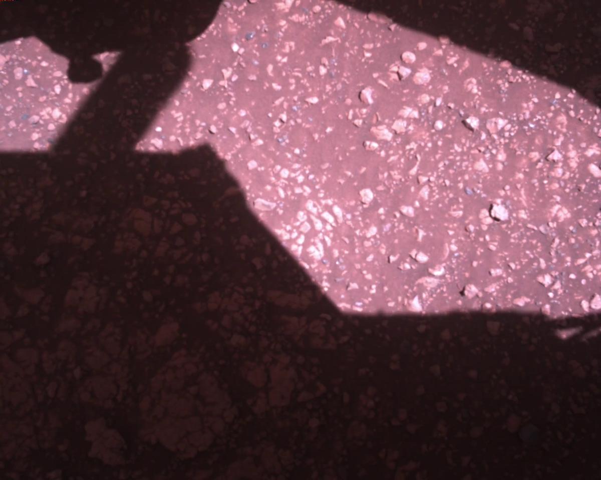 This image was taken by EDL_RDCAM onboard NASA's Mars rover Perseverance on Sol 1472