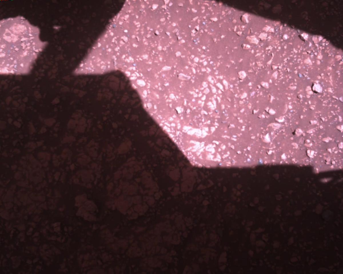 This image was taken by EDL_RDCAM onboard NASA's Mars rover Perseverance on Sol 1472